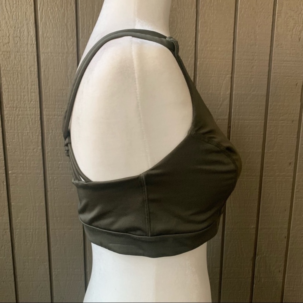 Lane Bryant Livi Active Green Olive Plus aSize Sport Bra 14 - Picture 4 of 9
